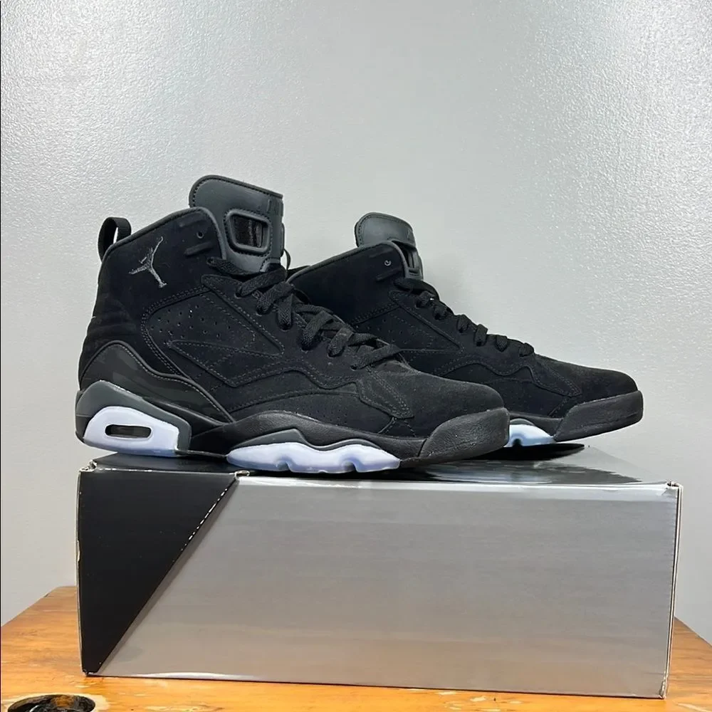 Authentic Jordan MVP Black Sneakers with box
